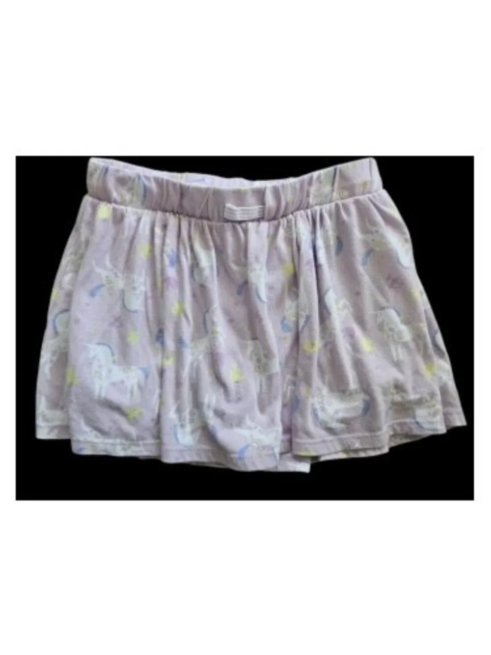 CAT & JACK Lilac Unicorn Print Skort Size 6 6X
